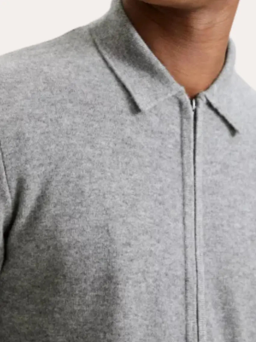 Jakob | Cashmere Jakke Grå
