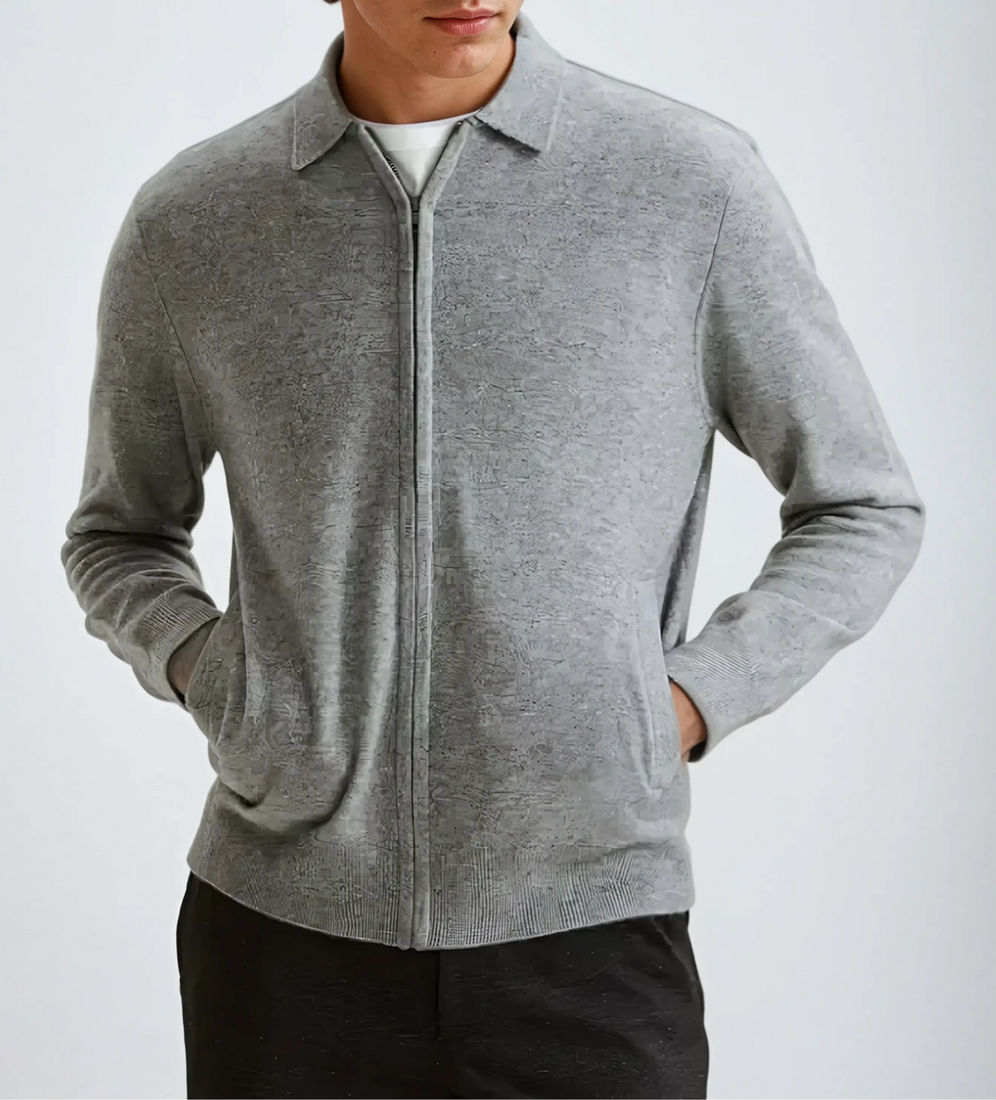 Jakob | Cashmere Jakke Grå