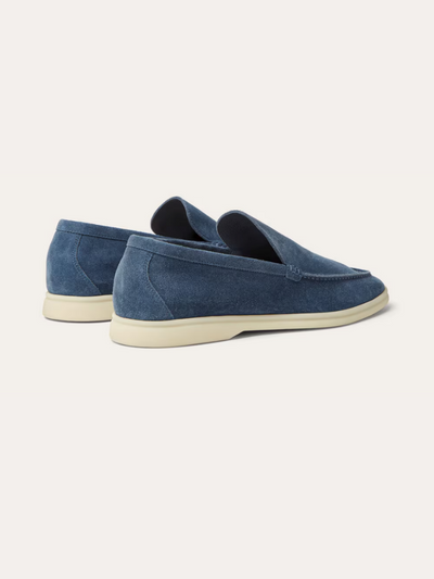 Torben | Suede Loafers – Intens Blå