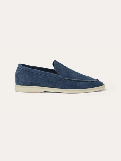 Torben | Suede Loafers – Intens Blå